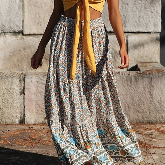 Dresses & Skirts - Bohemian maxi skirt